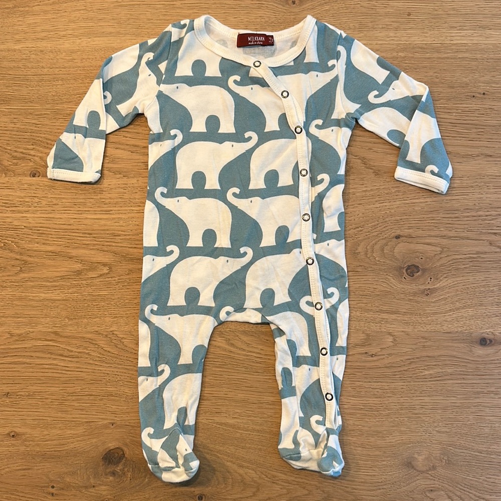 Milkbarn snap romper
